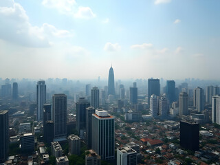 Fototapeta premium Bangkok Thailand skyline