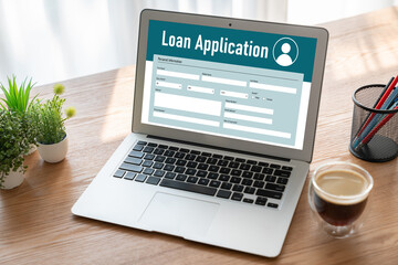 Online loan application form for modish digital information collection on the internet network