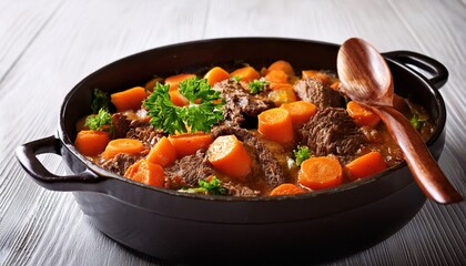 testy carrot and beef brisket casserole generative ai