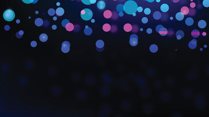 Abstract bokeh background with vibrant color gradients and soft light effects