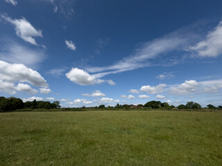 Rural landscape of Wiltshire in the UK.