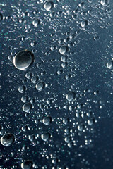 Absract Oil Bubble on a Clear Background