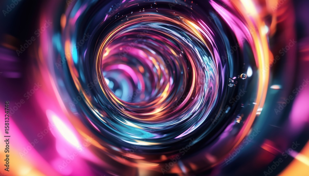 Poster captivating visuals: abstract vortex and circular drop designs for enhanced website and print materi