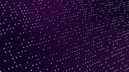purple abstract technologic background, digital data protection wave template animation - Powered by Adobe