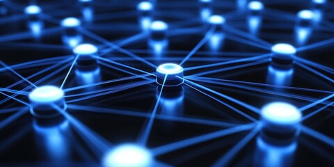 Abstract Network Connection: Illuminated Nodes and Intertwined Pathways
