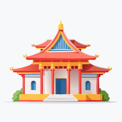 pavilion in the temple