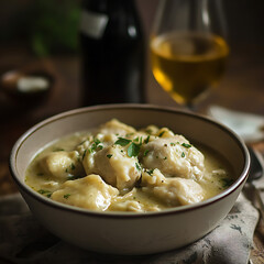  Rustic Chicken and Dumplings in Creamy Gravy
