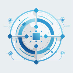 vector illustration of target
