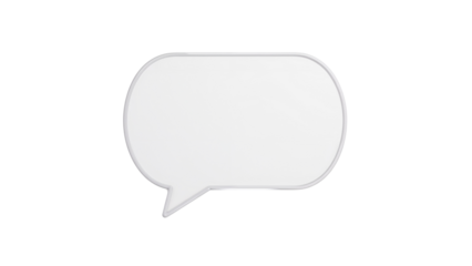 Chat Bubble Isolated Transparent Background PNG