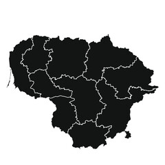 Lithuania map