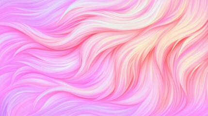 Fototapeta premium Abstract pastel pink flowing curves art background. Soft texture with gradient and delicate art. Modern pastel pink background, visual gradient design, stylish wallpaper template.