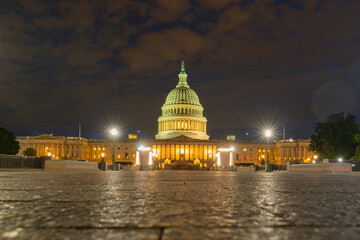 Washington, DC. The Capitol building. The Capitol landmark. The Capitol monument symbol of the...