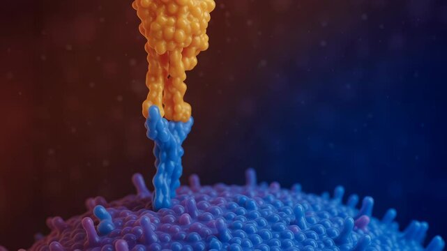 T cell receptor binding to cancer cell surface receptor interaction reveals immune response mechanism for cancer therapy and medical research