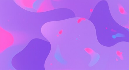 Abstract background with fluid shapes in purple, pink, and blue tones; vibrant and dynamic feel; soft curves and blends; contemporary design.