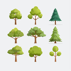 collection of trees