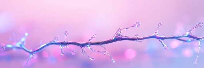 Abstract ai inspired digital grid with chaotic connections