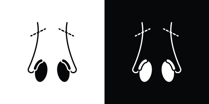Vasectomy icon. vector graphics pack.
