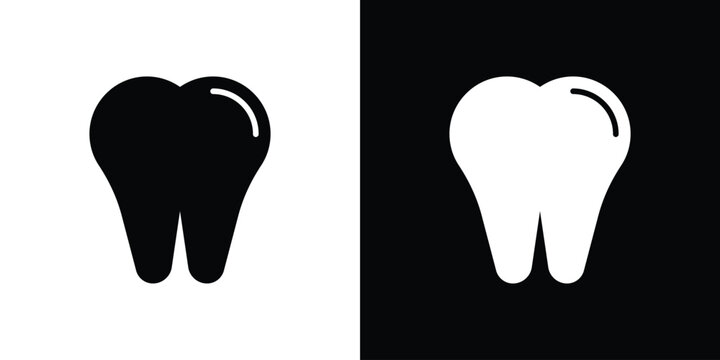 Tooth icon. vector graphics pack.