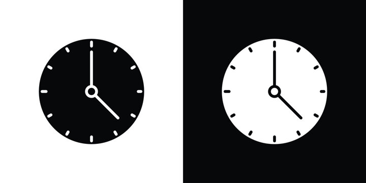 Time twenty four icon. vector graphics pack.