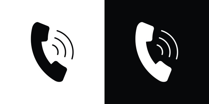 Phone call icon. vector graphics pack.