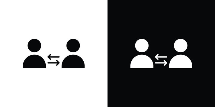 Mediator icon. vector graphics pack.