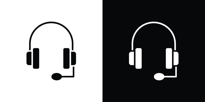 Headset icon. vector graphics pack.