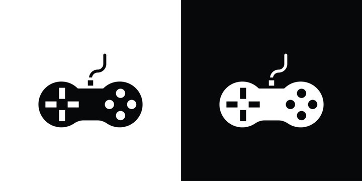 Gamepad icon. vector graphics pack.
