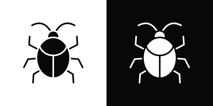 Bug icon. vector graphics pack.