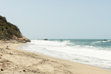 beach in the caribean coast