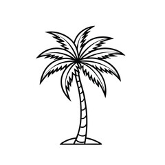 Fototapeta premium palm tree silhouette