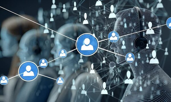 Futuristic Network Communication System - Powered by Adobe