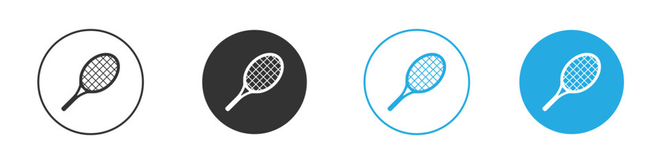 Racquet icon design Concept collection for UI UX