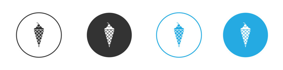Ice cream icon design Concept collection for UI UX