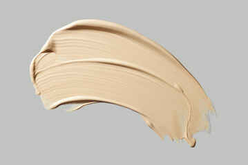 Make up smear foundation smudge texture grey isolated background