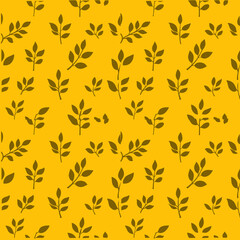 seamless floral pattern, leaves pattern background. green leaves pattern background. seamless patterns with green leaves of tea.