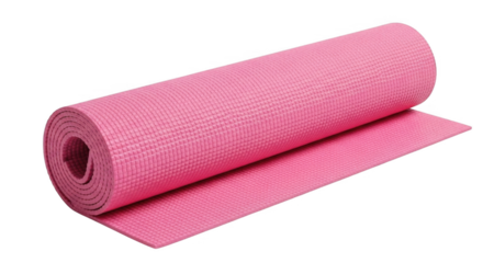 High Quality Pink Yoga Exercise Mat for Fitness and Stretching Activities