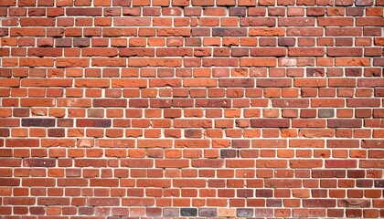 Naklejka premium Red brick wall texture