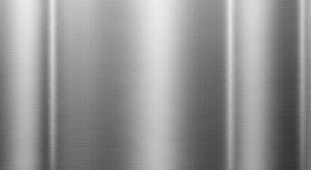 Sleek Silver Metal Texture: Vertical Brushed Steel Background