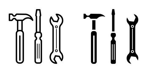  equipment icon white on backgrround