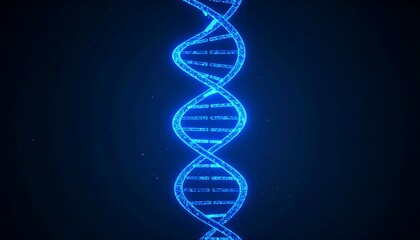 Sci-fi DNA double helix
