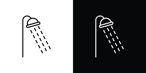 Shower Head icon transparent vector isolated