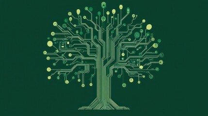 Green Tree Technology A Networked System Depiction with Nature in Balance
