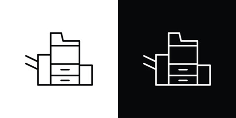 Copier icon transparent vector isolated