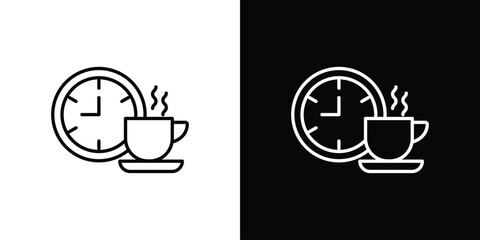 Break icon transparent vector isolated