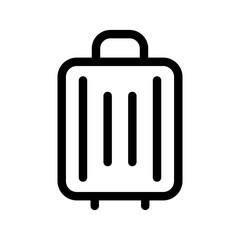 Luggage Icon Vector Symbol Design Illustration