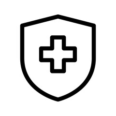 Obraz premium Insurance Icon Vector Symbol Design Illustration