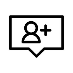 Follow Icon Vector Symbol Design Illustration