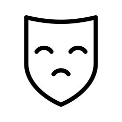Theatre Icon Vector Symbol Design Illustration
