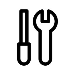 Wrench Icon Vector Symbol Design Illustration