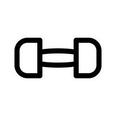 Dumbbell Icon Vector Symbol Design Illustration
